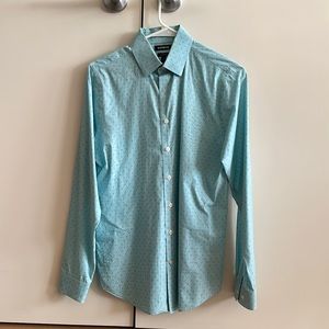 Express small extra slim button up shirt